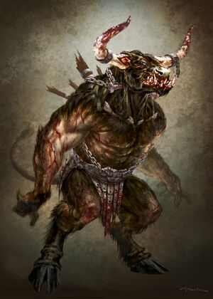 god of war minotaur