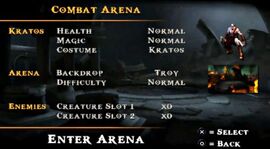 Arena de Combate (God of War Ghost of Sparta)