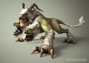 640x450 4456 God of War II Cerberus 3d fantasy creature cerber picture image digital art