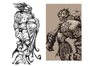 Concept Art of Kratos.