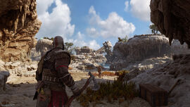 Kratos y Atreus en Svartalfheim
