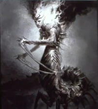 Diseño conceptual de Empusa God of War: (Ascension).
