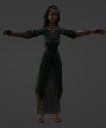 Lysandra's Character Model in God of War (2005)