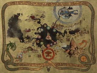 Mapa de los nueve reinos