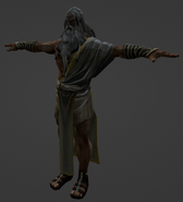 Zeus' Character Model in God of War II