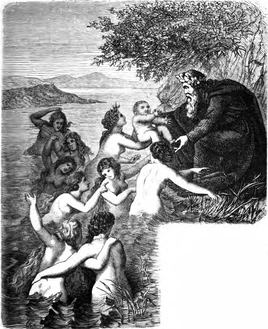 Baby Heimdall and Odin