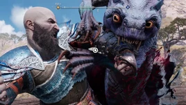 Lindwym attacking Kratos