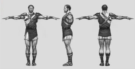 Perfiles del traje de bonificación Hércules.