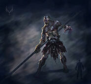 Diseño descartado de un Gigante para God of War: Ascension (II).