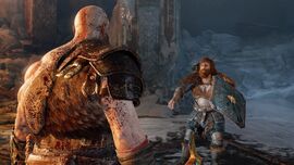 Modi huyendo de Kratos