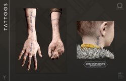 GodOfWar4 Atreus's Tattoos