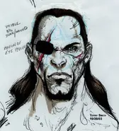 Concept Art of Kratos.