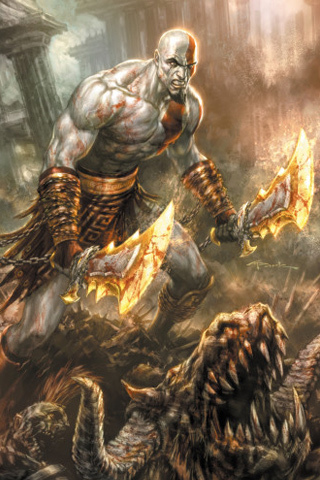 God of War — Sátiros de Duas Espadas (Two-Sai Satyrs)