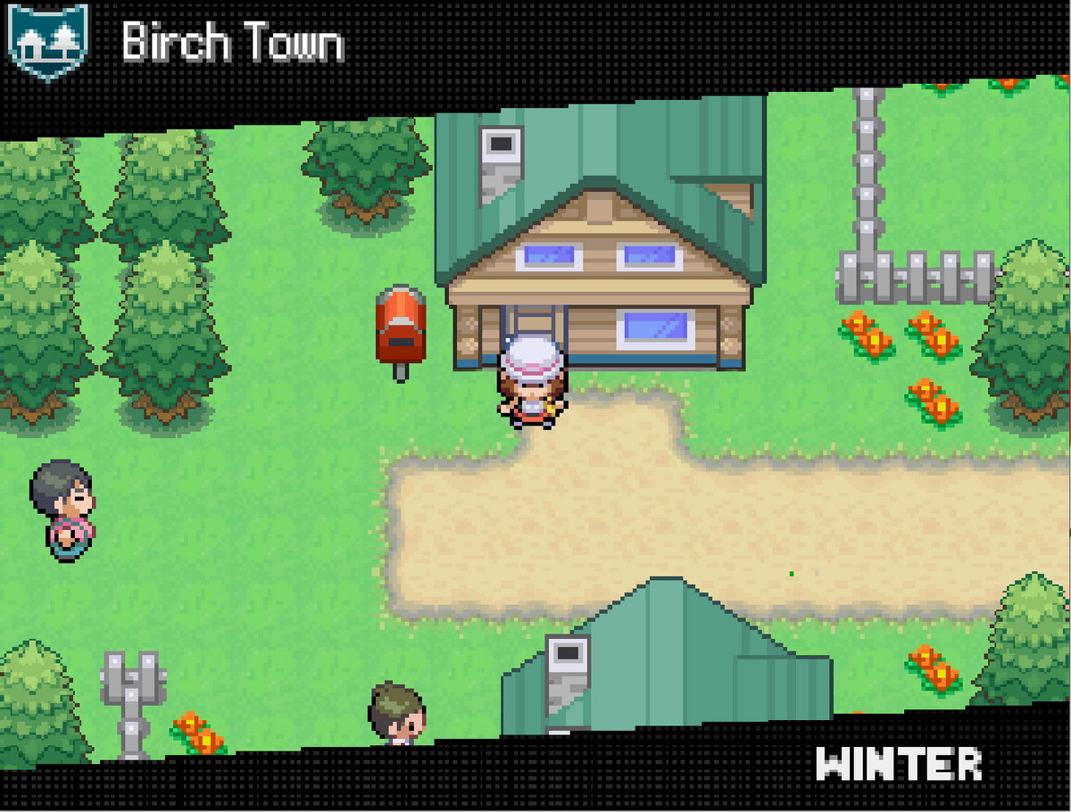 Screenshots of my recently released ROM Hack: Pokemon Vintage White  (details in the comments) : r/PokemonROMhacks