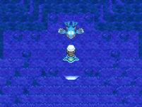 Encountering Kyogre in Lake Omoth Underwater