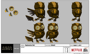 Gods and Heroes Model Sheet Hephaestus Owl