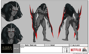 Gods and Heroes Model Sheet Giants - Blade Lady