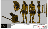 Gods and Heroes Model Sheet Talos