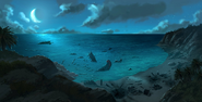 Background Environment ,Shipwreck