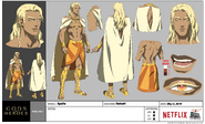 Gods and Heroes Model Sheet Apollo