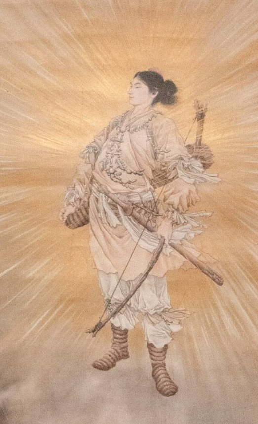 Solar Goddess Amaterasu, Divine Ancestor of the Japanese Imperial Family