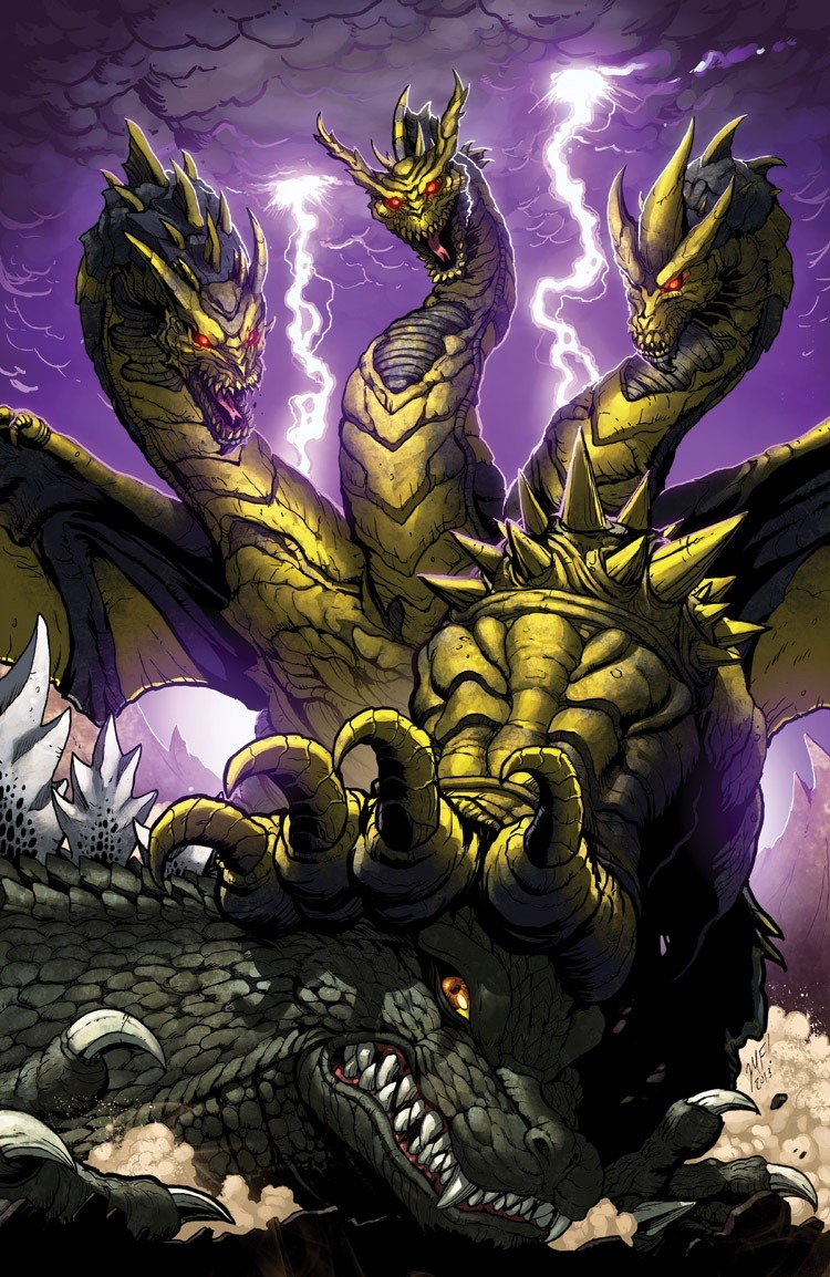 kaiser ghidorah vs godzilla