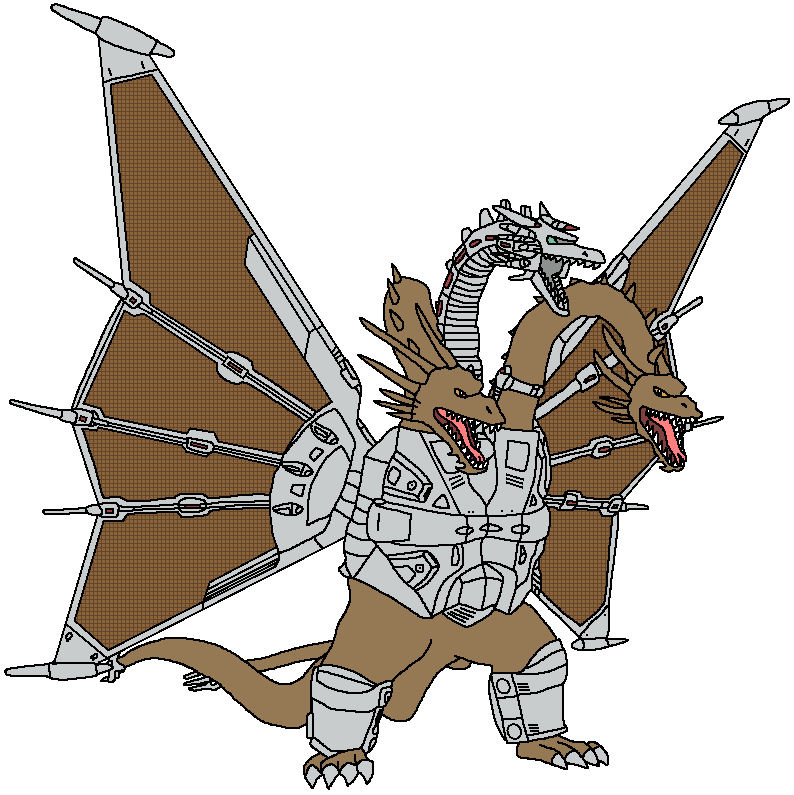 Drawing Of King Ghidorah (My Version) by JohnV2004 on DeviantArt