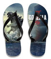 Godzilla 2014 Merchandise - Clothes - Ocean Flip Flops