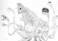 Concept Art - Godzilla vs. Biollante - Biollante 11
