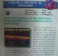 Godzilla - Destroy All Monsters