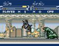 Godzilla defeats Gigan