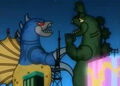 Godzilla and Gigan in Pucca.