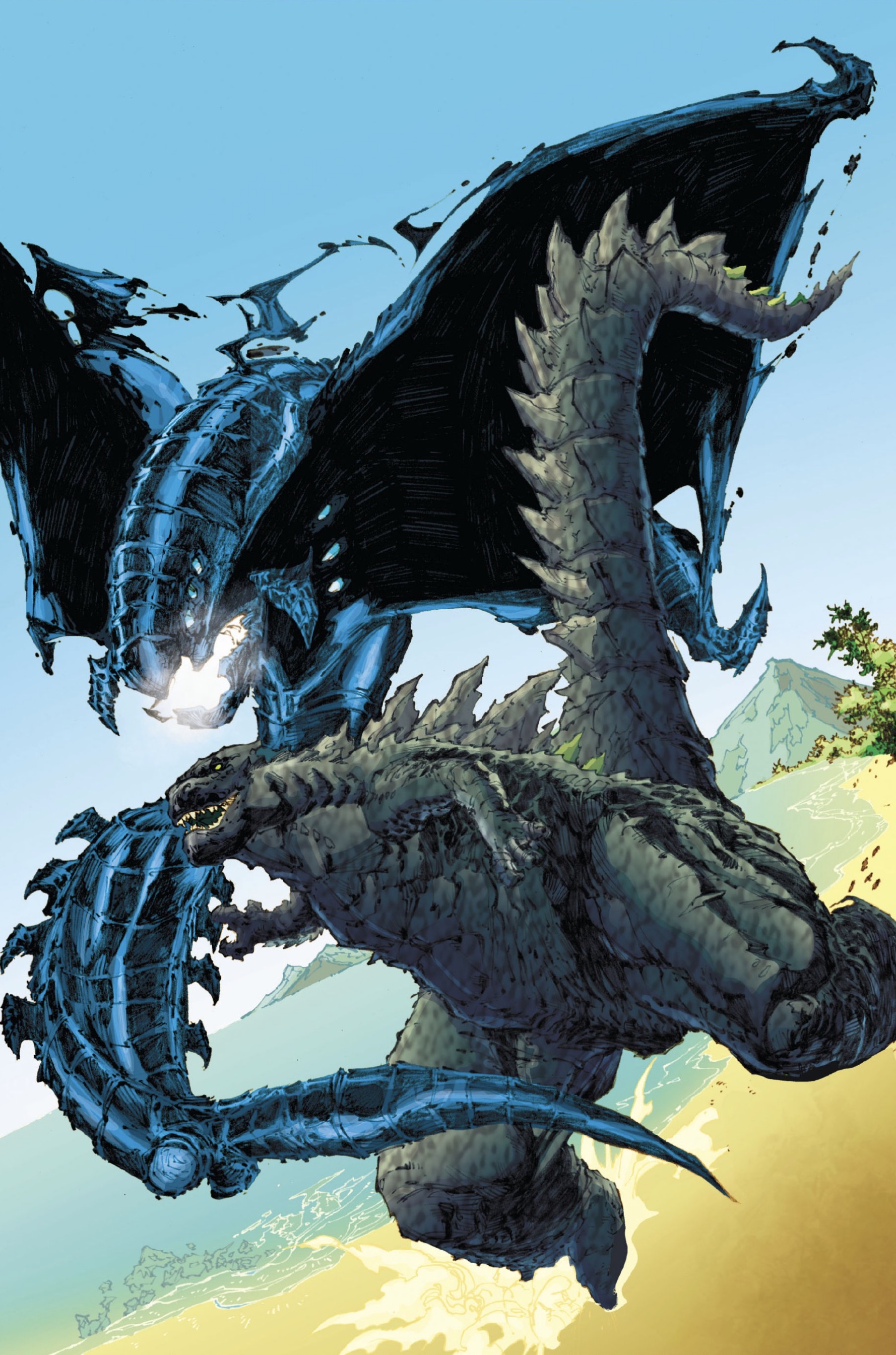 Titans Extras de Godzilla 2: mokele-mbembe e yamata no Orochi