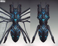 Mothra design - early concept art by Luca Nemolato