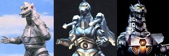 Mechagodzilla Incarnations