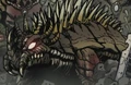 A Trilopod that has taken on Anguirus's characteristics