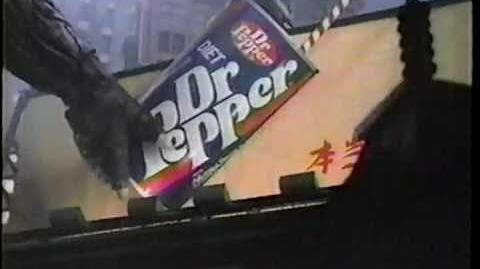 Godzilla 1985 Dr. Pepper Commercial 2