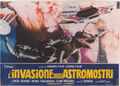 Italian Invasion of Astro-Monster Lobby Card with Barugon