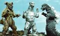 Godzilla vs. MechaGodzilla - Godzilla and King Caesar vs. MechaGodzilla