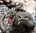 Anguirus in the cover of Godzilla: Legends #1