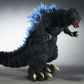 X-Plus Gigantic Series Godzilla 2001 Reissue with blue fins