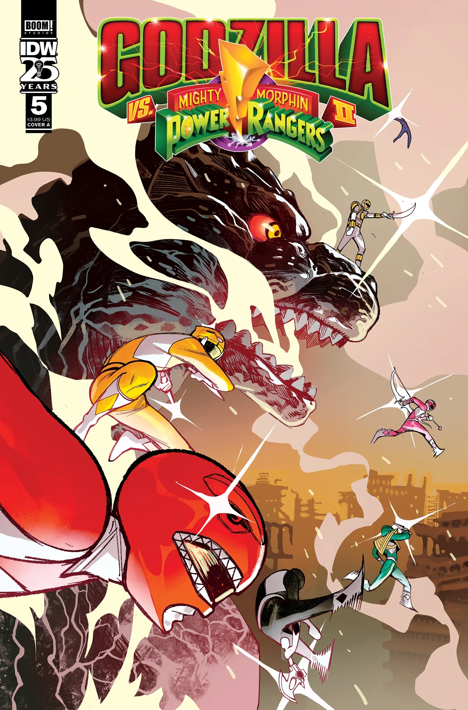 Godzilla vs. The Mighty Morphin Power Rangers II Issue 5