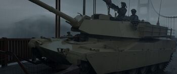 Godzilla 2014-M1 Abrams