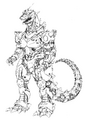 Concept Art - Godzilla Against MechaGodzilla - Kiryu 38