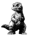 Little Godzilla concept art