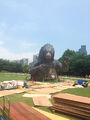 LegendaryGoji Statue In A Tokyo Park 3