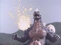 SpaceGodzilla's left shoulder crystal is destroyed