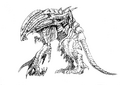 Concept Art - Godzilla 2000 Millennium - Orga 93