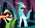 Gigan and Rodan in Billy and Mandy's Big Boogey Adventure.