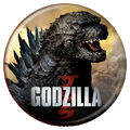 Godzilla 2014 Buttons - Head and Shoulders